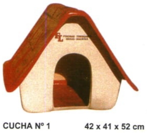 Cucha fibra de vidrio nº1 - 42 ancho/41 alto/ 52 largo