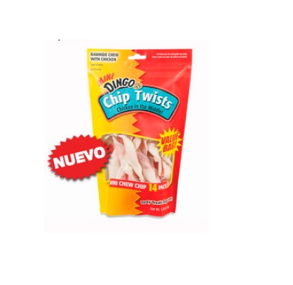 DINGO CHIP MINI TWIST 14 UNIDADES - DANIELS