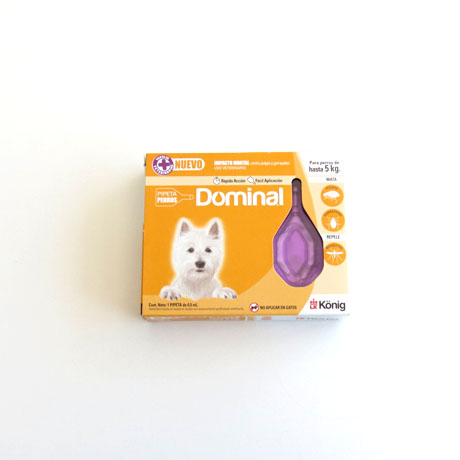 DOMINAL SPOT-ON PERRO HASTA 5KG - KONIG