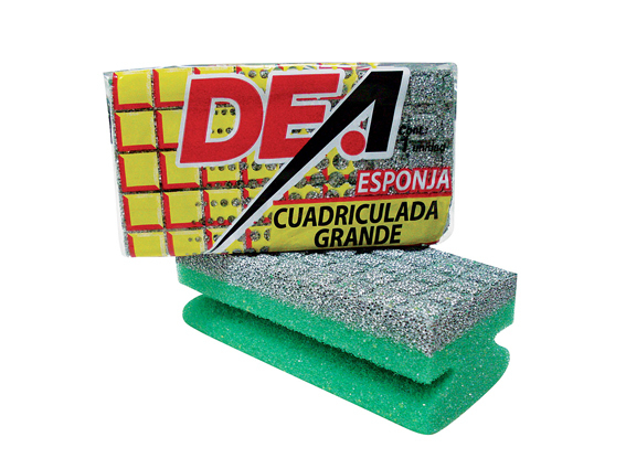 ESPONJA CUADRICULADA GRANDE DEA <>