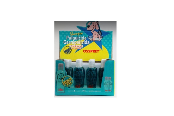 EXHIBIDOR C/8 UNID. PULG/GARR 70 CC OSSPRET