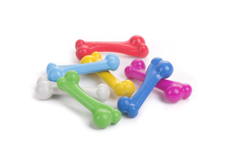 HUESO DE PLASTICO SABOR VAINILLA CHICO- PETS PLAST