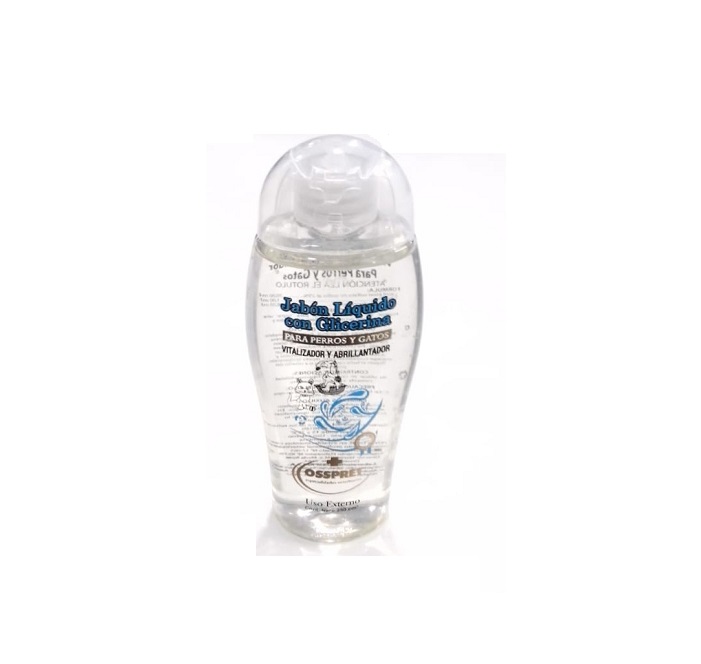 JABON LIQUIDO CON GLICERINA 250 CM3. OSSPRET