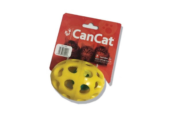 JUGUETE DE GOMA 9.5X6.5CM - CAN CAT
