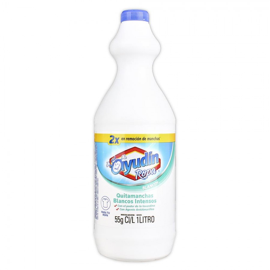 Ayudin Lavandina X 1lt Quitamanchas Blancos Intensos