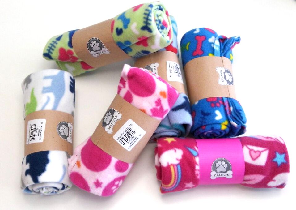 MANTA POLAR ESTAMPADA Nº2 100 X 75CM - DM