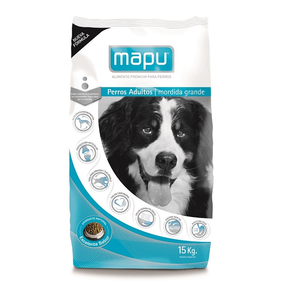 PERROS ADULTOS MORDIDA GRANDE 15 KG. - MAPU