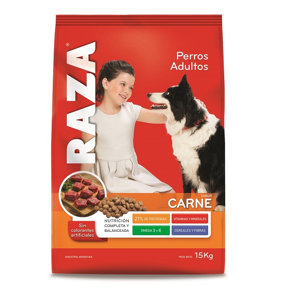 PERROS ADULTOS CARNE 15 KG. - RAZA