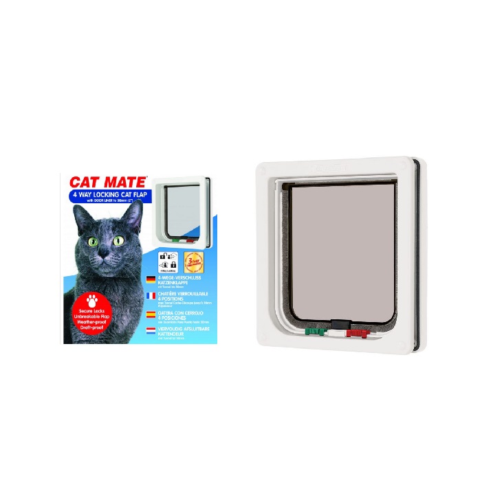 PET MATE PUERTA GATOS 4 POSICIONES 192X200MM - MILLEX