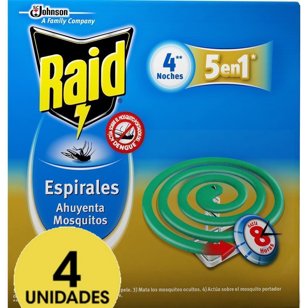 Raid Espirales Pack 12 Sobres X 4