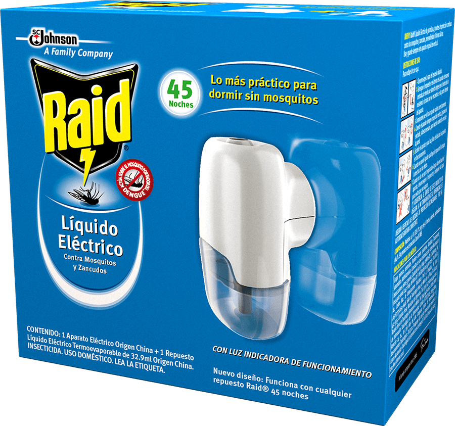 Raid Liquido Electrico Full Aparato 32,9ml