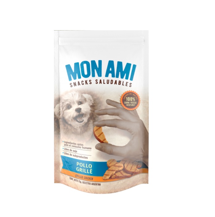 SNACK POLLO GRILLE 75 GR. MON AMI