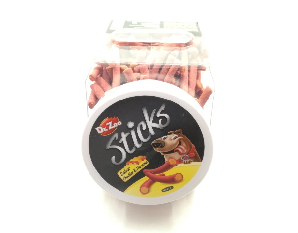 STICKS CHEDDAR Y PANCETA CARAMELERA X 1.25KG - DR.ZOO