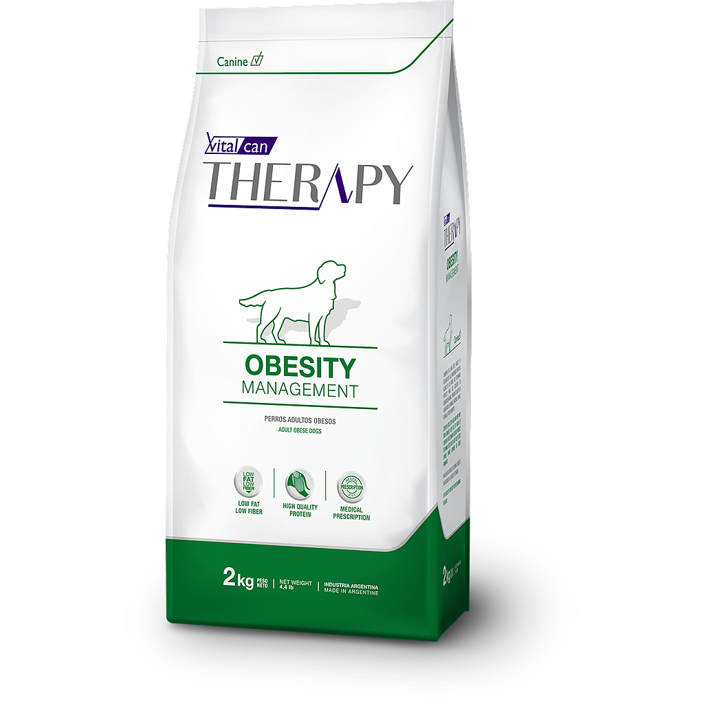 Vital Can Therapy Canine Obesity Mgnt. X 2kg