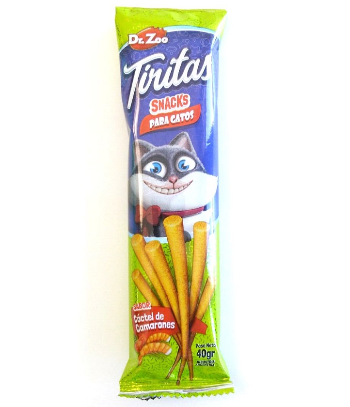 TIRITAS PARA GATO COCTEL DE CAMARONES - DR. ZOO