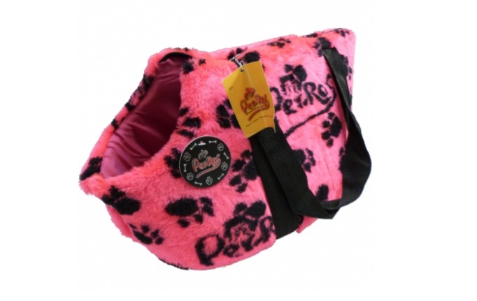 BOLSO DE PELUCHE PATITAS GRANDE - PER-ROS