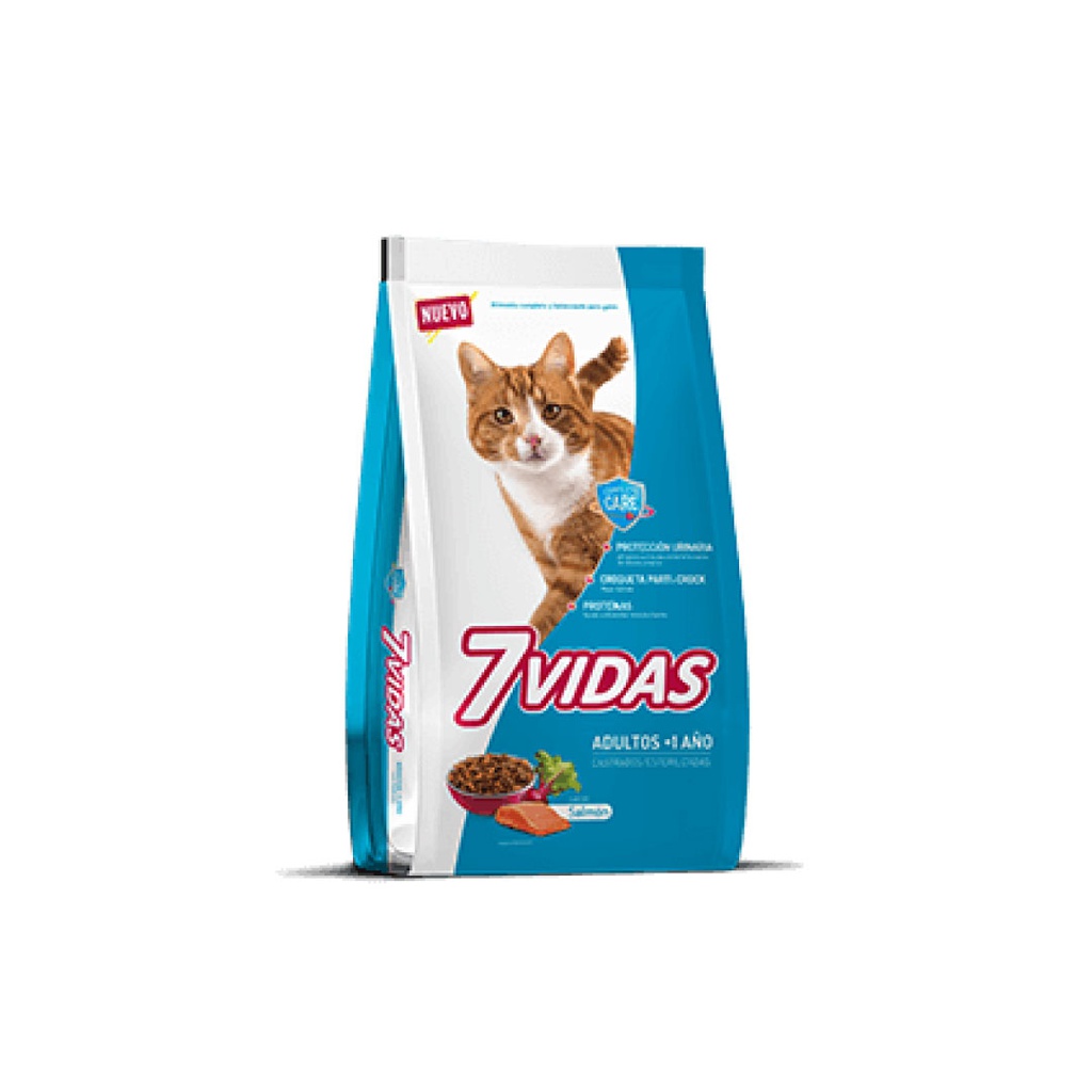 7 Vidas Gatos Adultos Salmon X 1KG
