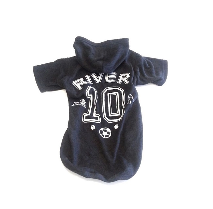 BUZO POLAR CON CAPUCHA RIVER TALLE 60CM - FAMILY PETS