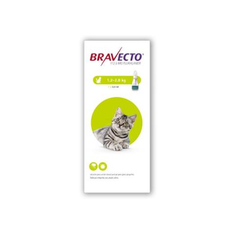 BRAVECTO SPOT ON 112,5MG GATOS 1,2 - 2,8KG - MSD