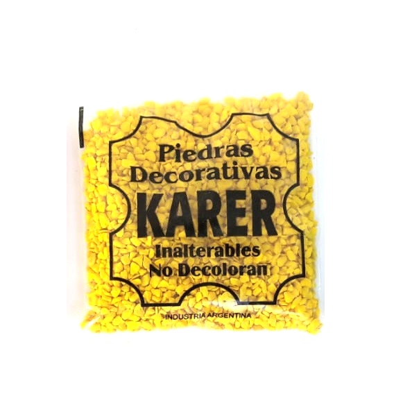 PIEDRA DECORATIVA CACTUS AMARILLO 500 GR. - KARER