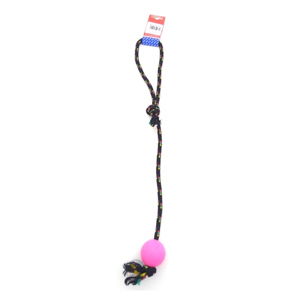 PELOTA DE GOMA CHICA SOGA ALPINA 8MMX50CM S201 - PETS PLAST