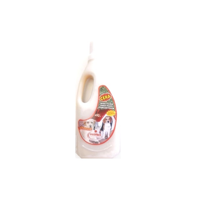 CERA INSECTICIDA PARA PISOS CONCENTRADA 950 CM3. OSSPRET