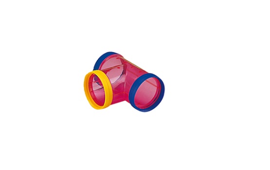 TUBO T ACRILICO P/HAMSTER - IMPORTADO