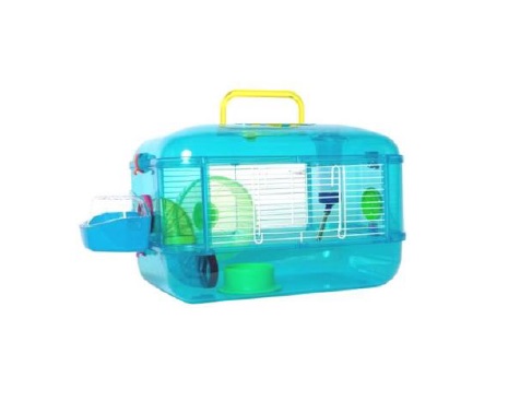 HAMSTERA ACRILICA C/TUBOS 41X28X28 - IMPORTADO