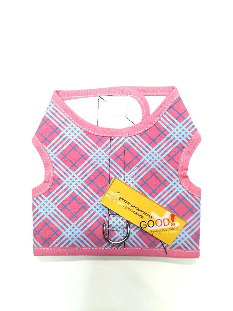 PRETAL ROSA CUADROS L - GOOD CANINA