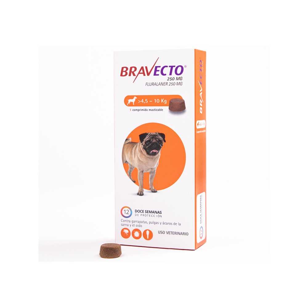 BRAVECTO 4,5 A 10KG COMPRIMIDO MASTICABLE - MSD