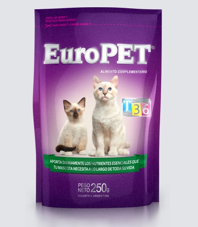EUROPET ALIMENTO COMPLEMENTARIO GATOS 250 GRS. - EUROTEC