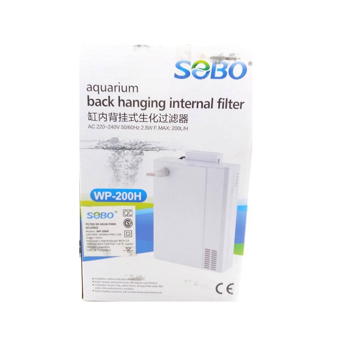 FILTRO INTERNO SLIM 200L/H WP-200H - SOBO