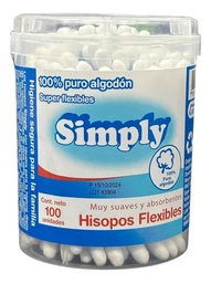 [49109493] Hisopo Simply x 100un