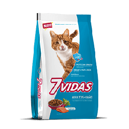 [03-16-01-04] 7 VIDAS Gatos Adultos Sabor Salmón x 10 Kg.
