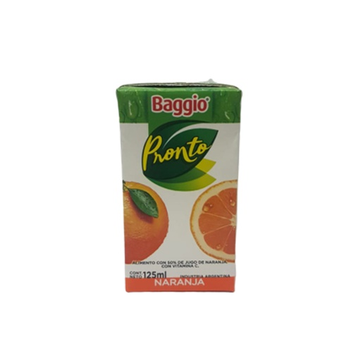 [00433        ] JUGO BAGGIO NARANJA 18X125cc            