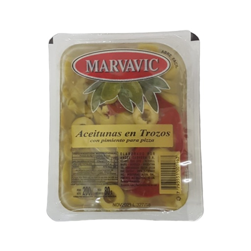 [00569        ] ACEITUNA TROZO COND.PIZZA MARVAVIC 15x200cc     