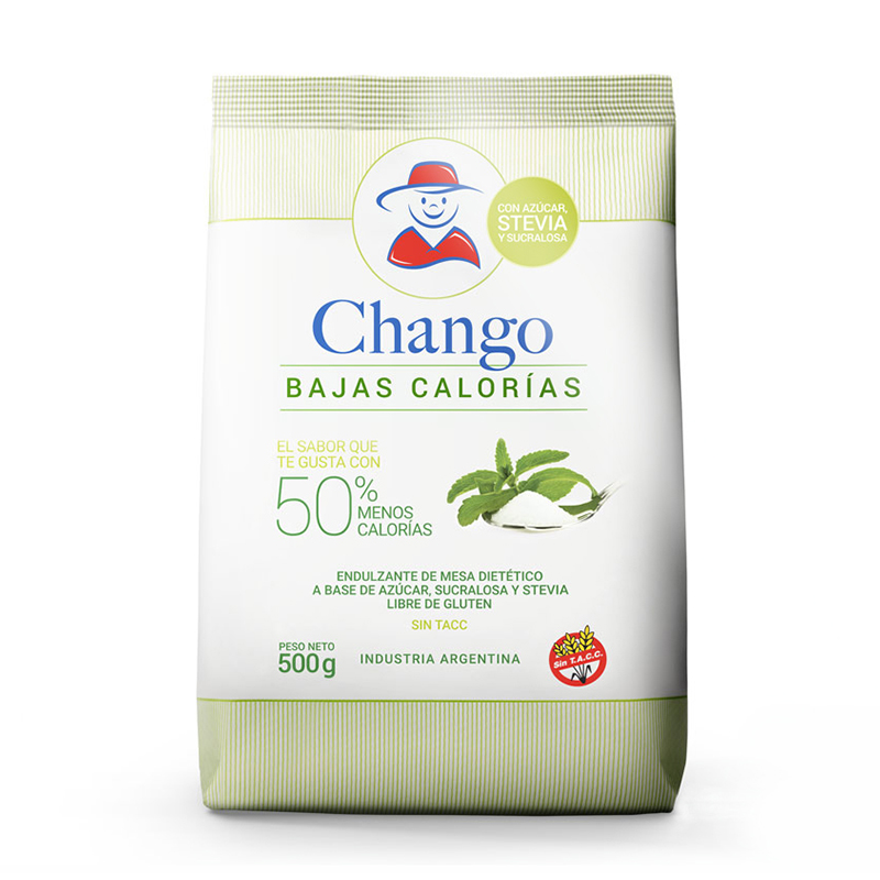 AZUCAR BAJAS CALORIAS CHANGO  6X500GS         