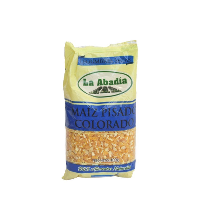 MAIZ PISADO COLORADO LA ABADIA 10x400GS        