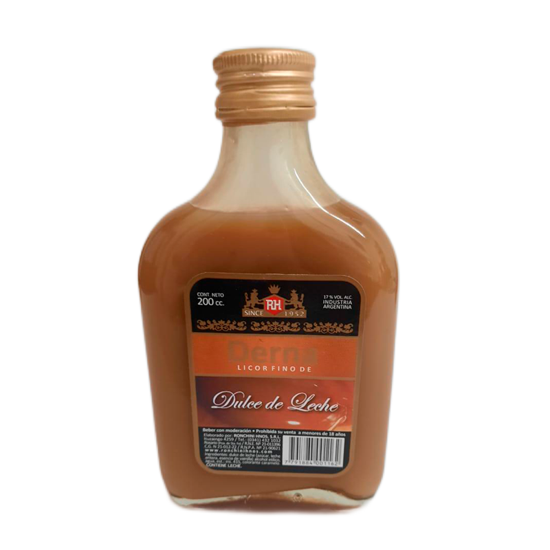 PETACA LICOR FINO DULCE LECHE 12X200cc  