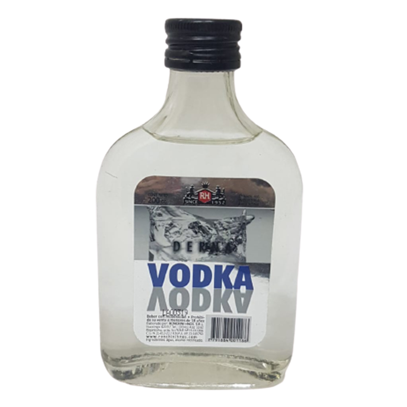 PETACA VODKA  12X200cc                  