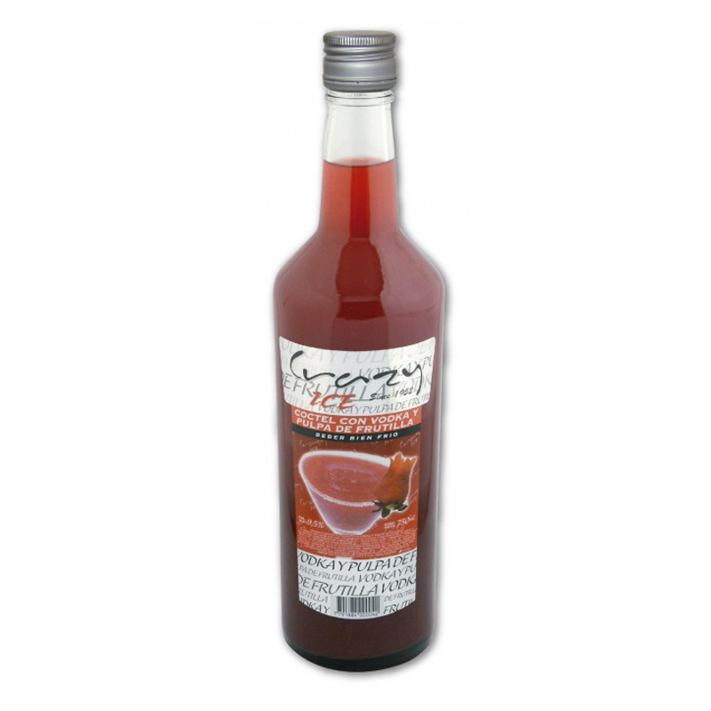 COCTEL ICE CRAZY 6X750c FRUTILLA        