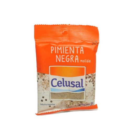 [00160        ] PIMIENTA NEG. MOL. CELUSAL  20X25GS