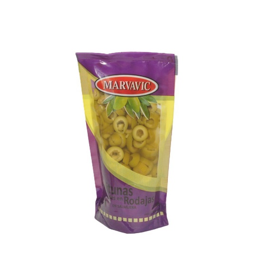 [00511        ] ACEITUNA VERDE RODAJA MARVAVIC DOY PACK 12X330cc