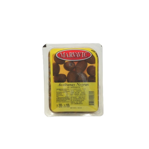 [00560        ] ACEITUNA NEGRA MARVAVIC '2'BAND.15x200cc        